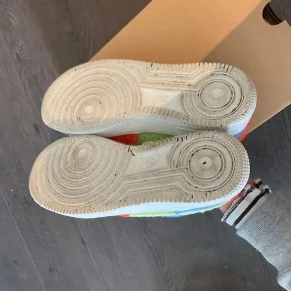 Nike Air Force 1 Low PS "Hemp" preowned size 6.5 - Picture 8 of 12